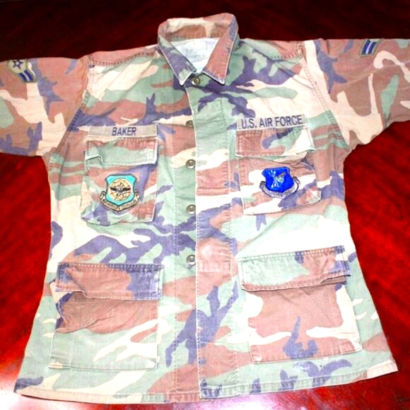 Vintage 1985 U.S. Air Force Camouflage Field Jacket | Small-Short | Authentic - Picture 3 of 12